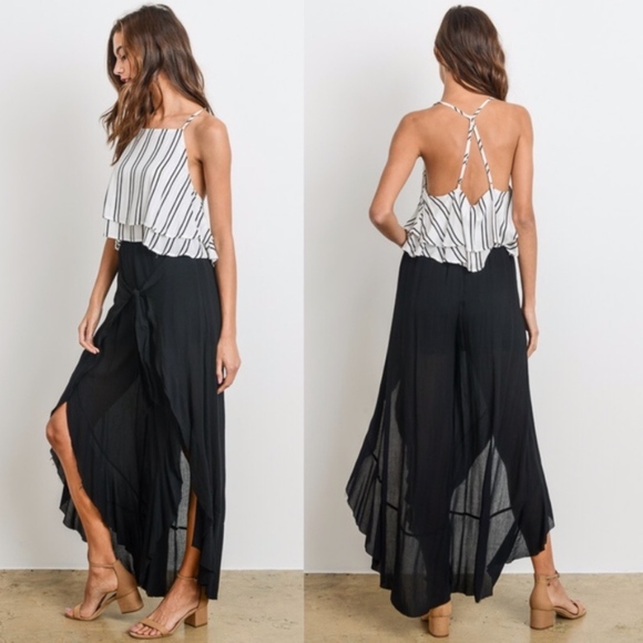 KHLOE Flutter Pants - BLACK    - Picture 2 of 6